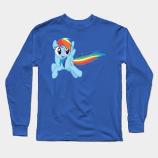 Happy Flying Rainbow Dash Long Sleeve T-Shirt